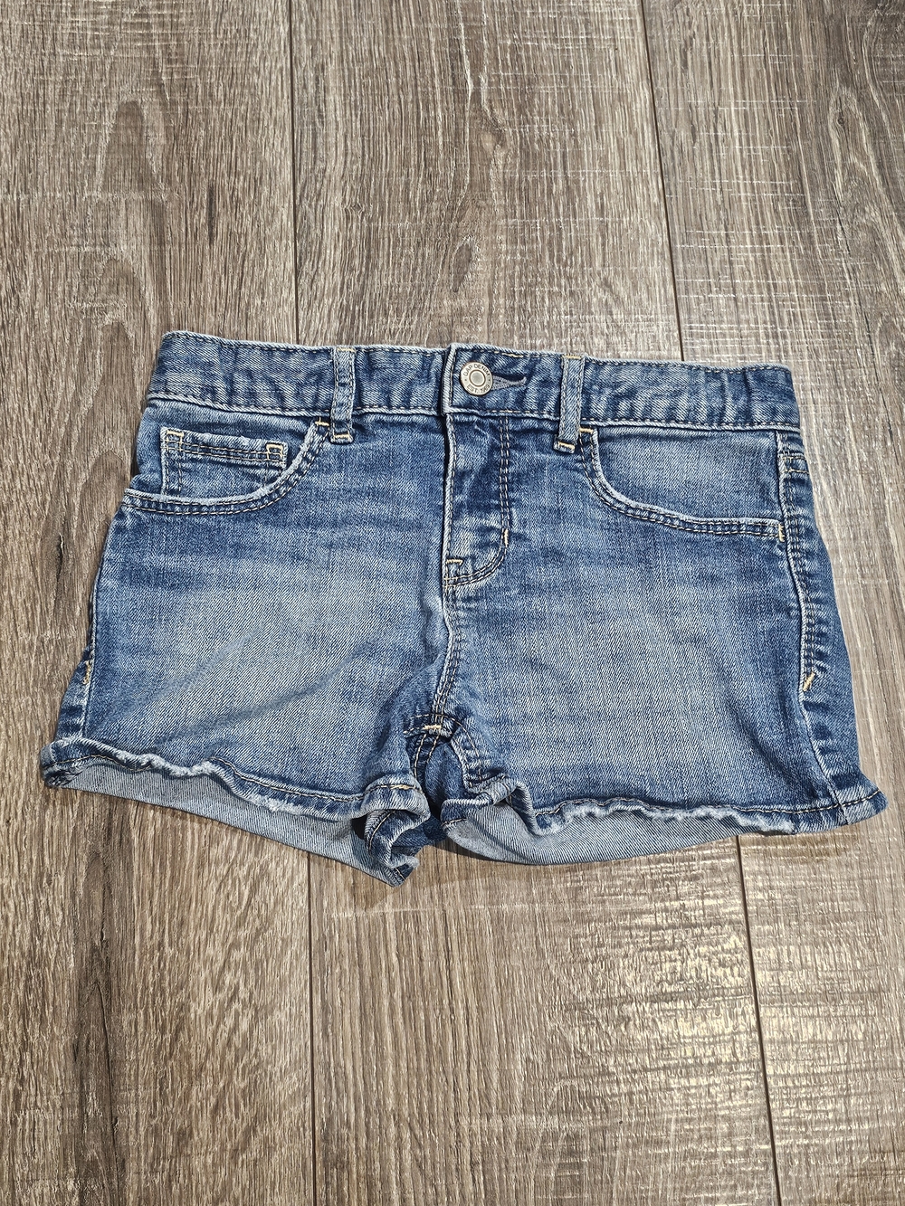 GAP Washed Blue Denim Shorts Size 10R Shortie